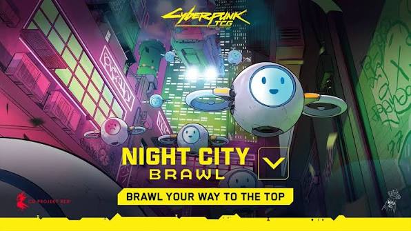 Inscription - Cyberpunk - Night City Brawl