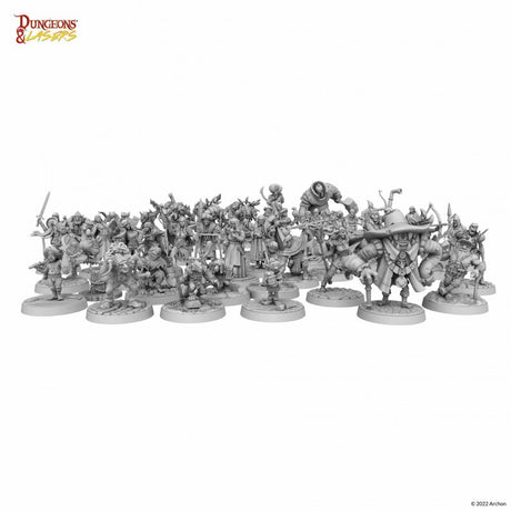 Dungeons & Lasers - Figurines - Pack de personnages non joueurs - Lootbox