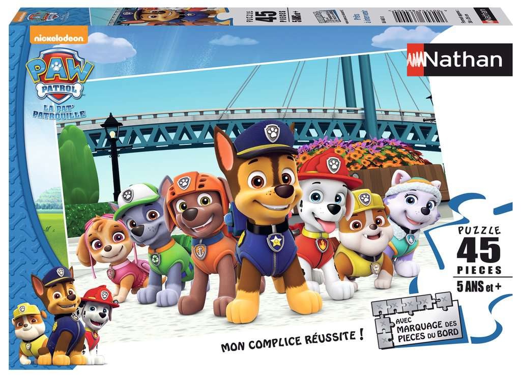 Puzzle 45 pcs - Pat' Patrouille - Prêts à intervenir