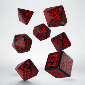 Set de dés pour jeu de rôle d20 d10 d12 d6 d8 d4