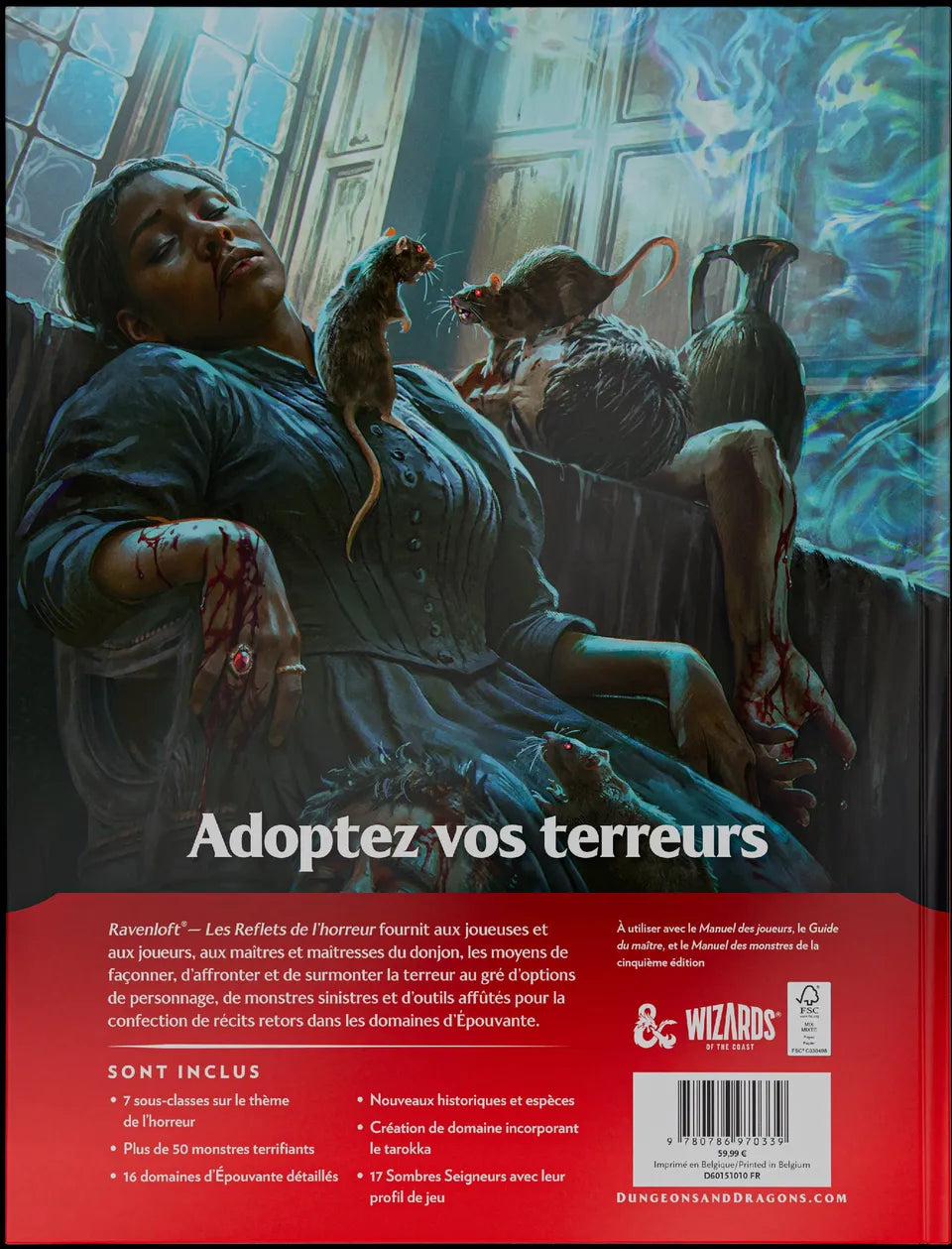 DUNGEONS & DRAGONS 5 - Ravenloft Les reflets de l'Horreur