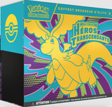 La magnifique ETB Pokémon de ME2.55 Héros Transcendants avec Dracolosse en illustration