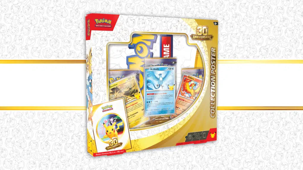 Pokémon - 30 Ans - Coffret Collection Poster