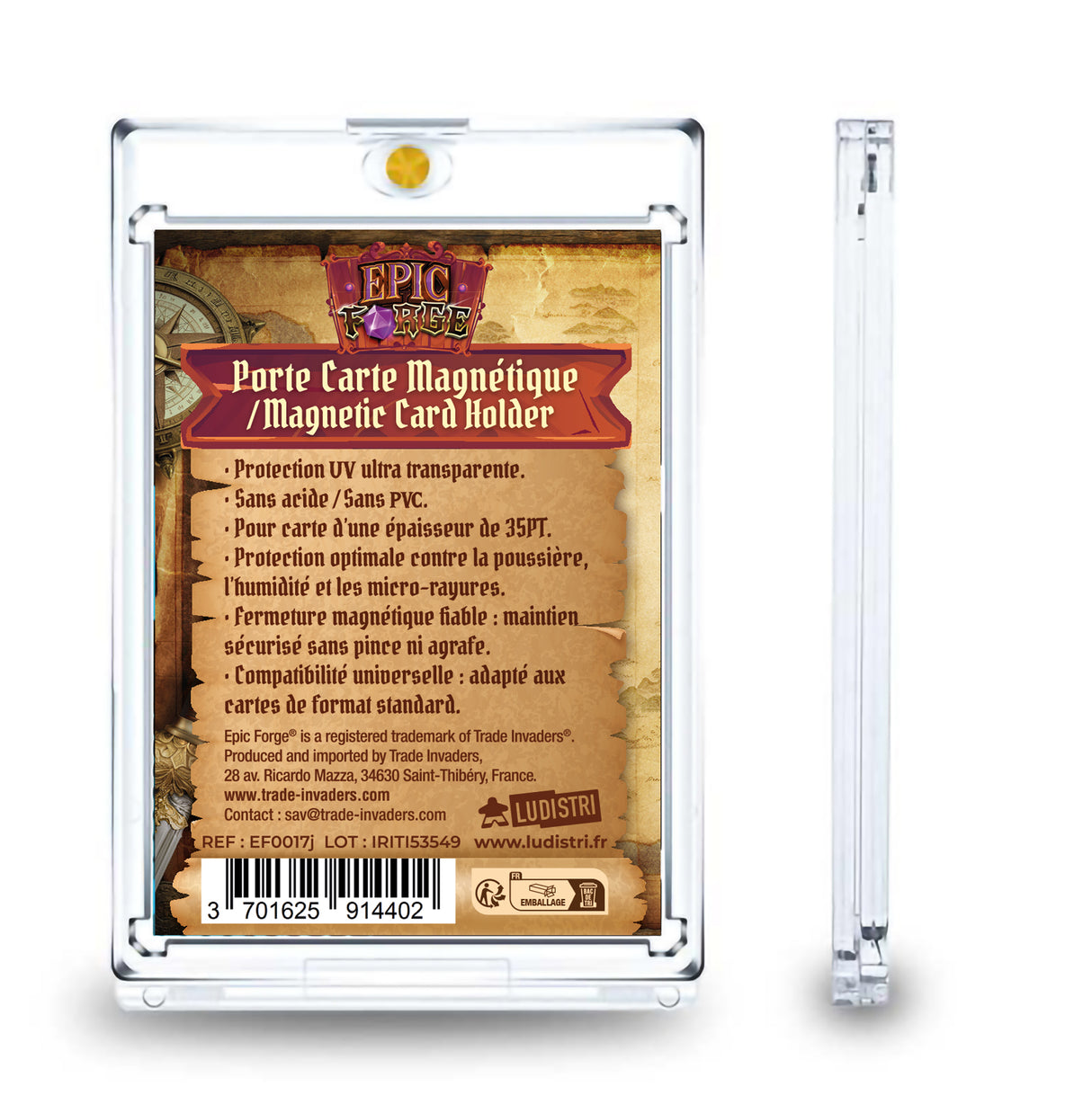 Dice Forge - Protection pour cartes magnétique