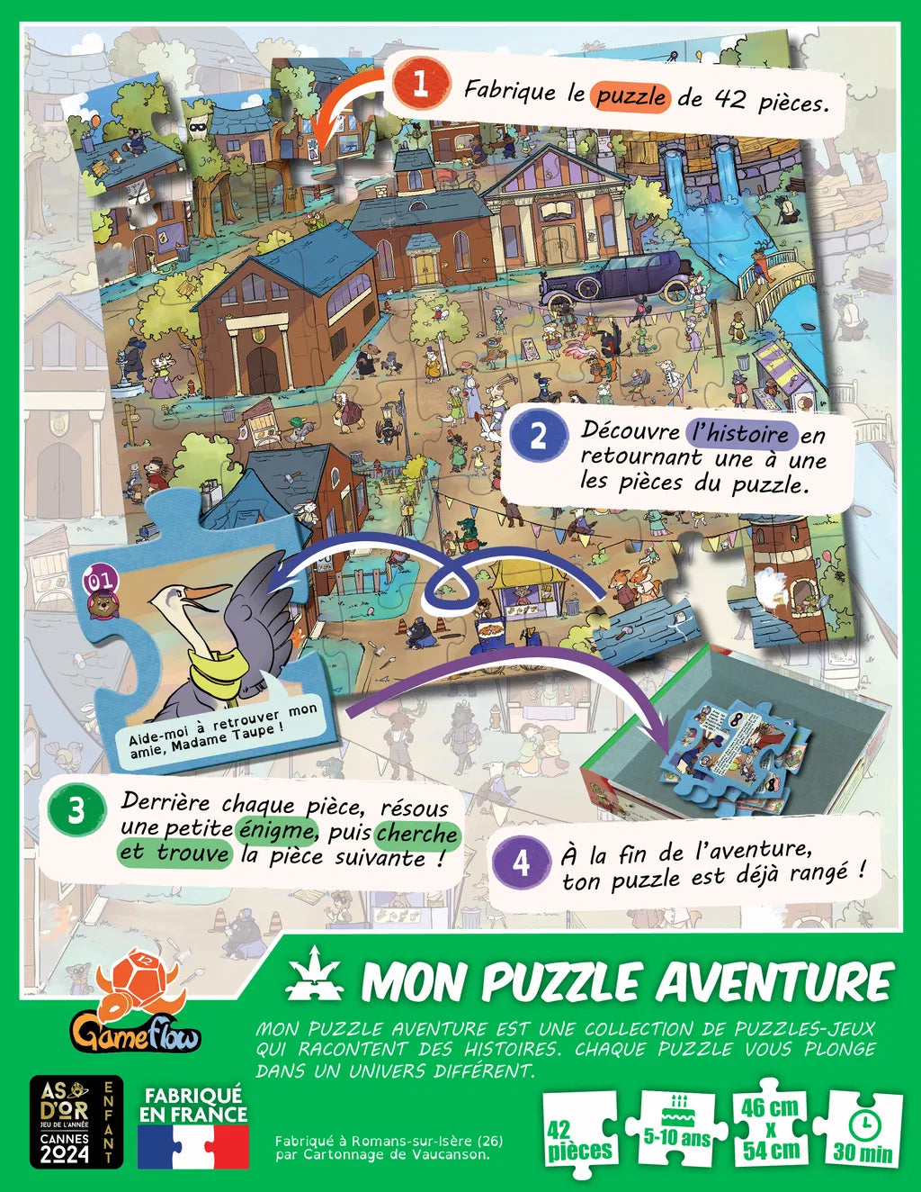 Mon puzzle aventure - Petits détectives