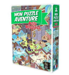 La boite du jeu puzzle mon puzzle aventure Petits Détectives pour enfants