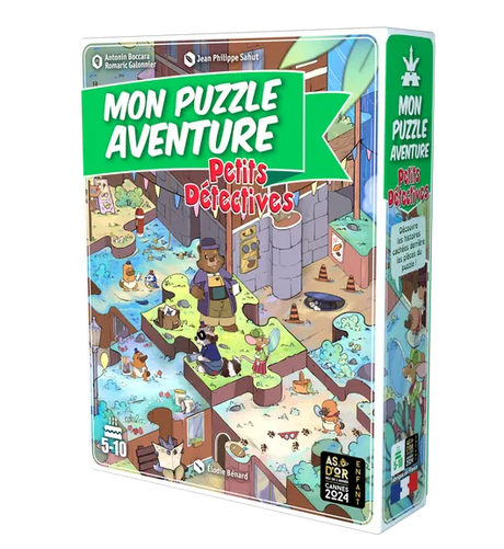 La boite du jeu puzzle mon puzzle aventure Petits Détectives pour enfants