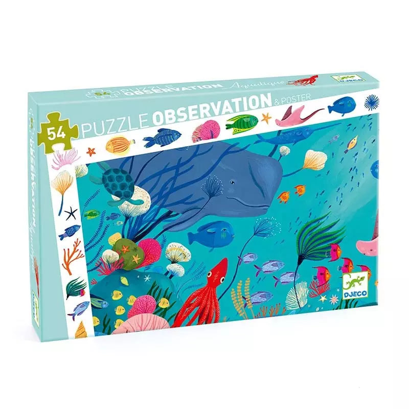 Puzzle 54 pcs - Aquatique