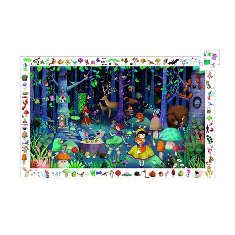 Puzzle 100 pcs - La forêt enchantée