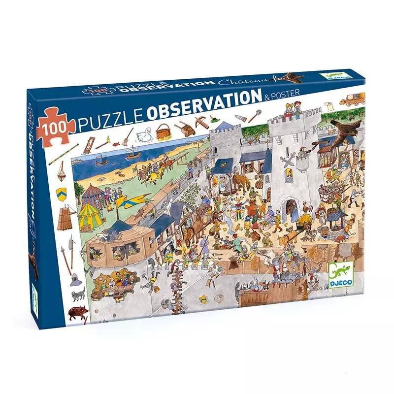 Puzzle 100 pcs - Le château-fort