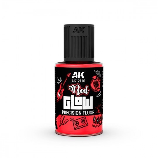 AK Glow Precision Fluor 30mL - Rouge