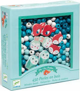 Perles en bois, petits animaux