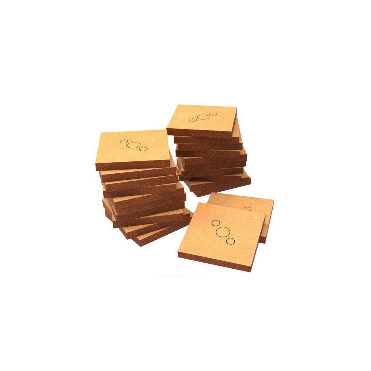 GSW - Socles carrés MDF 25x25mm