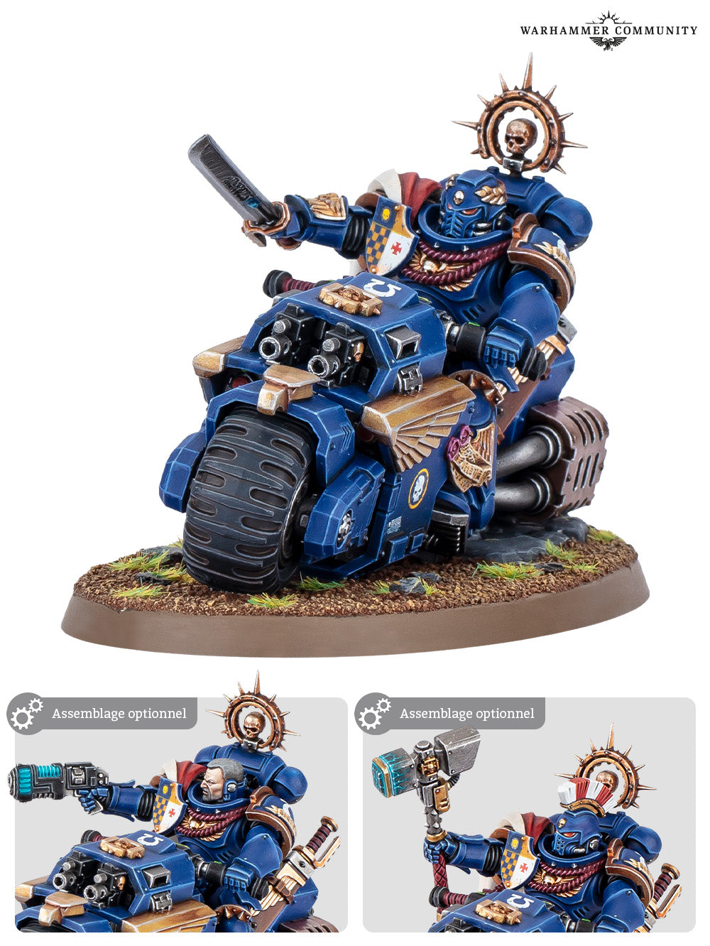 Space Marines - Captain on Bike