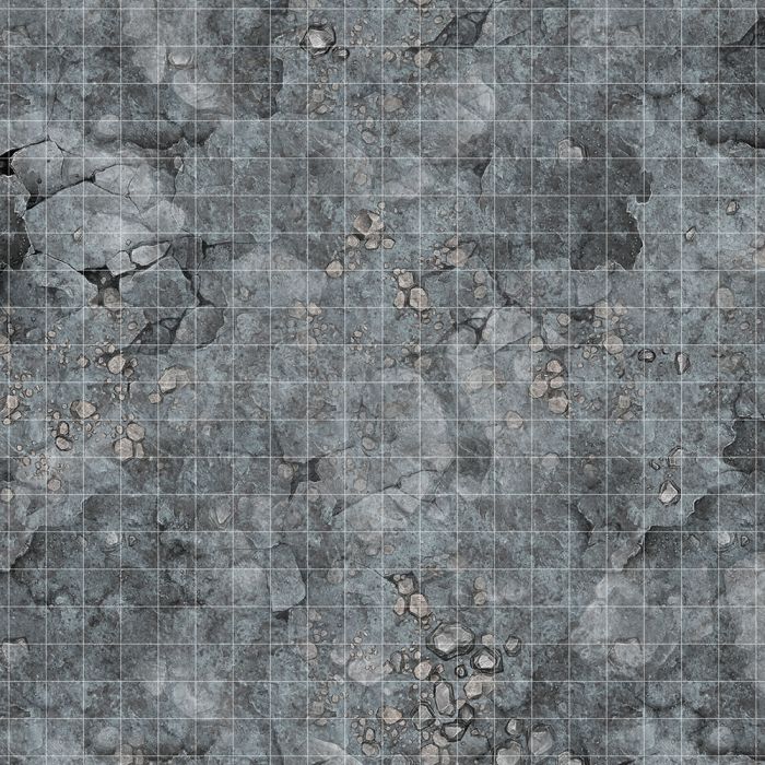 Tapis de jeu quadrillé effaçable pour JDR - Donjon