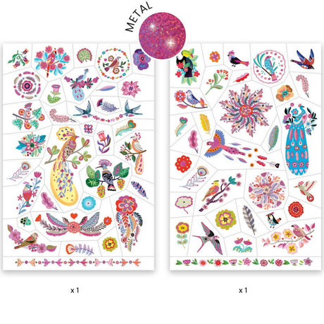 Tatouages - "Plume color"