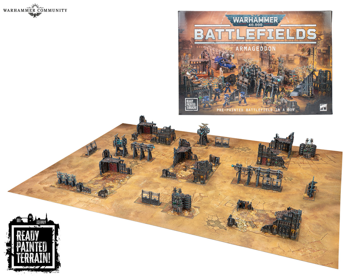 Battlefields : Armageddon - Set de terrain prépeint 40k