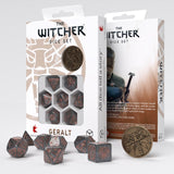 Set de dés The Witcher - Geralt, le prix de la neutralité