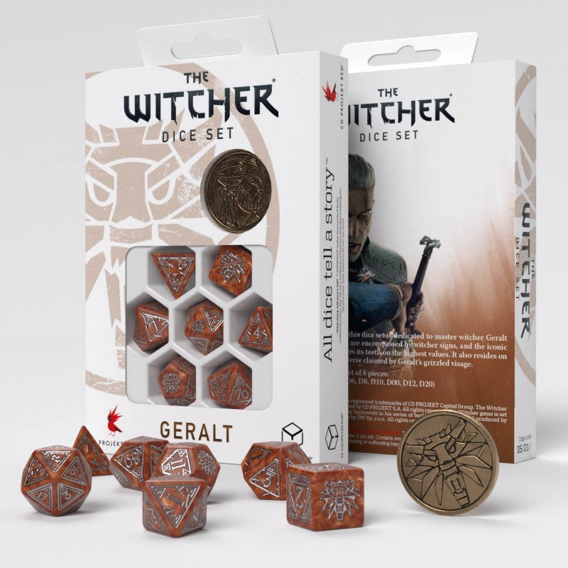 Set de dés The Witcher - Geralt, tueur de monstres
