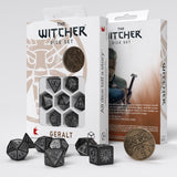 Set de dés The Witcher - Geralt, l'épée en argent