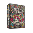cartes à jouer illustrées dans le style du groupe grateful dead