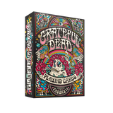 cartes à jouer illustrées dans le style du groupe grateful dead