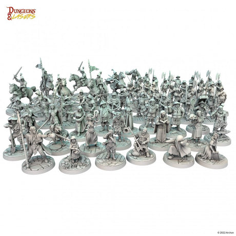 Dungeons & Lasers - Figurines- Les habitants de la cité - Lootbox