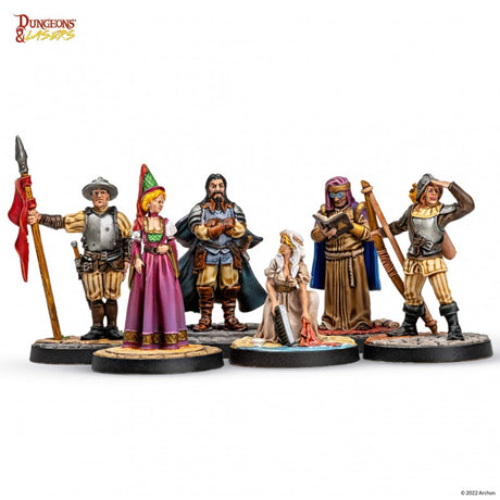 Dungeons & Lasers - Figurines- Les habitants de la cité - Lootbox