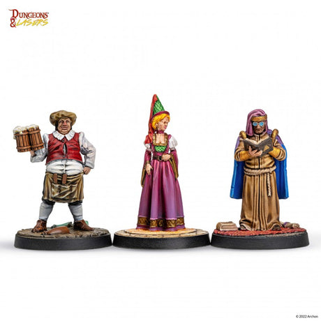 Dungeons & Lasers - Figurines- Les habitants de la cité - Lootbox