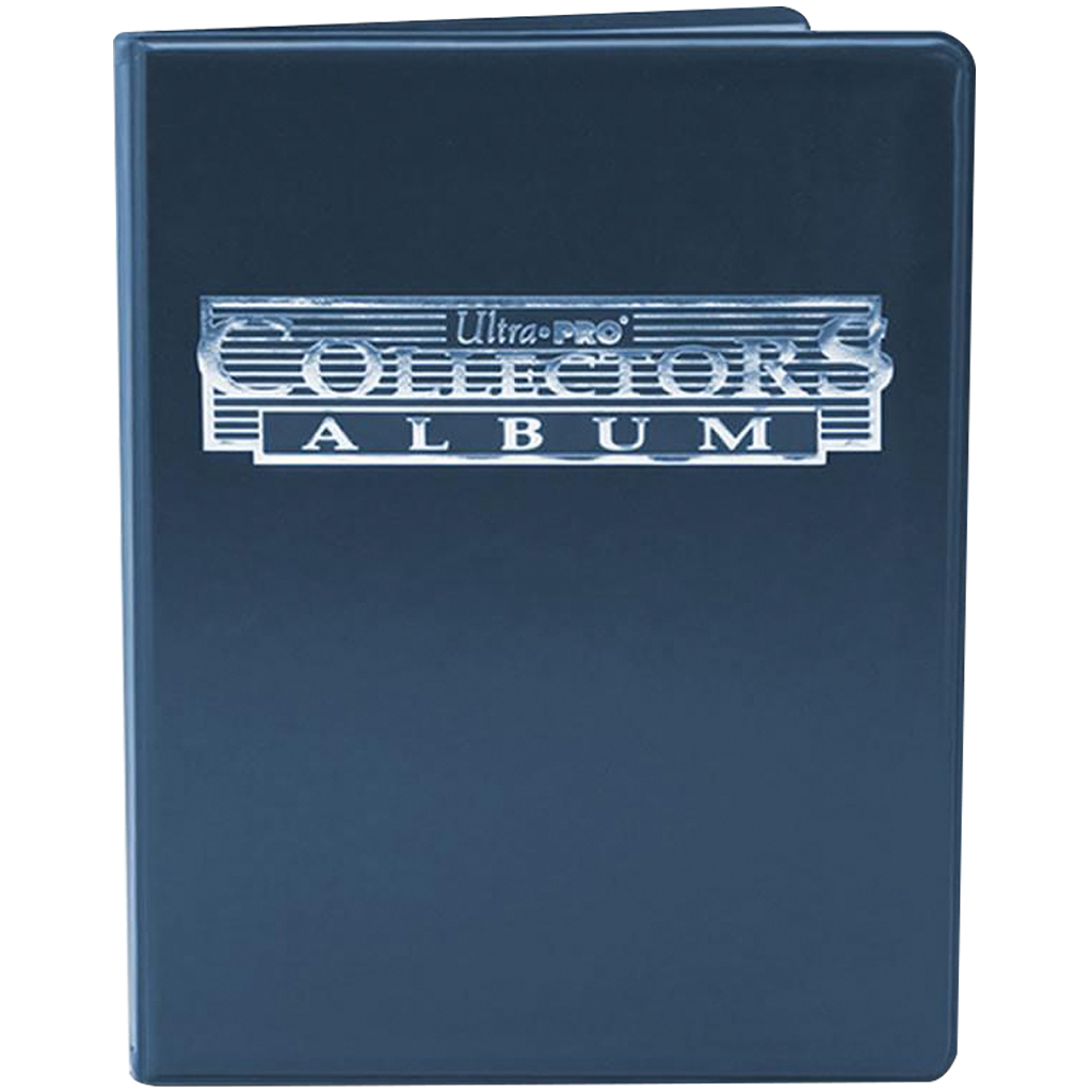 Portfolio A4 180 cartes collector bleu