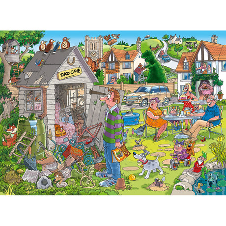 Wasgij Original 28 - 1000 pcs - Le débarras de papa !