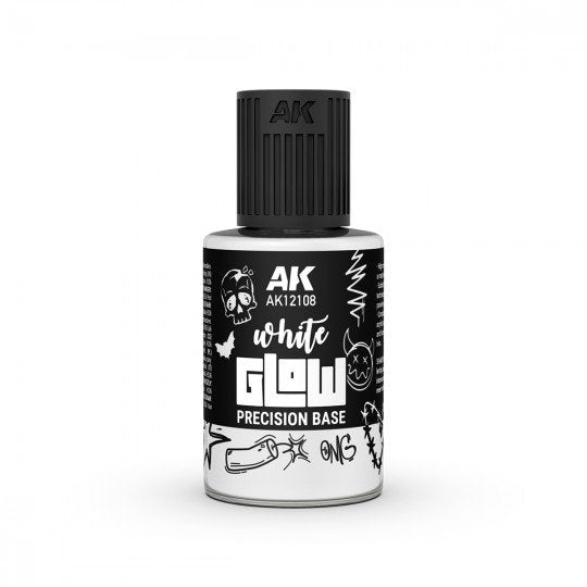 AK Glow Precision Base 30mL - Blanc