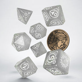 Set de dés pour jeu de rôle d20 d10 d12 d6 d8 d4 d2