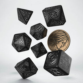 Set de dés pour jeu de rôle d20 d10 d12 d6 d8 d4 d2