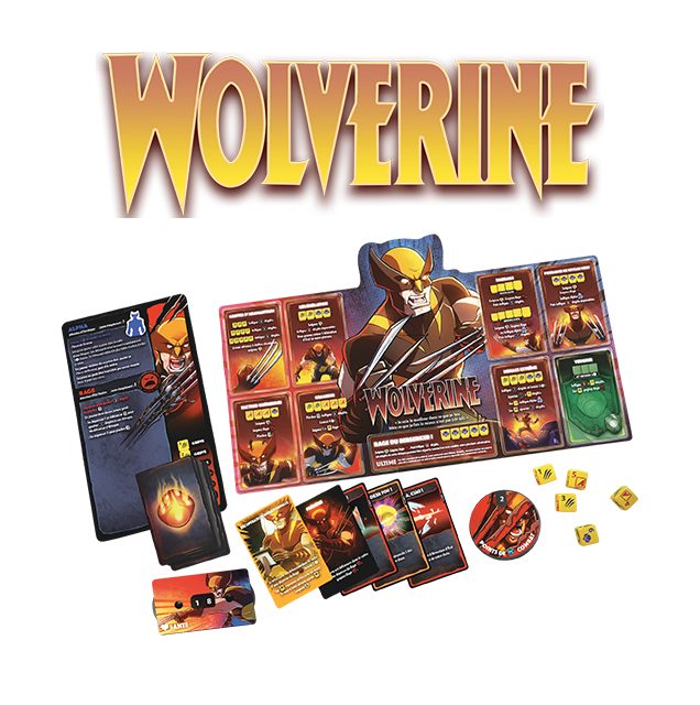 Dice Throne Marvel - Icerberg, Psylocke, Tornade, Wolverine