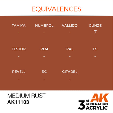 Peinture acrylique AK Interactive 3Gen pour figurines