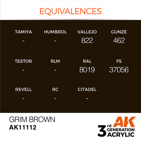Peinture acrylique AK Interactive 3Gen pour figurines